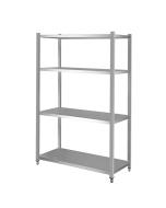 RVS Stelling - 4 Niveau's - Demontabel