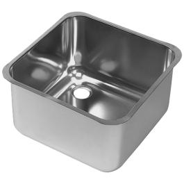 RVS inlasspoelbak 60x50x30 cm