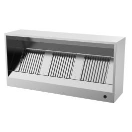 Wandafzuigkap box 40 cm hoog 70 cm diep