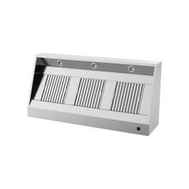 Wandafzuigkap 40 cm hoog 95 cm diep met LED verlichting