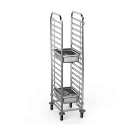 Regaalwagen 1/1 gastronorm 15 regalen - Promoline