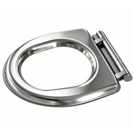 Toilet-/WC bril - RVS - 35 x 40 CM