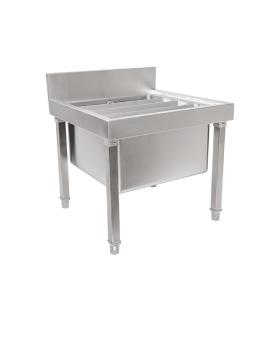 Spoelbak mop - H 55 x 50 x 50 CM - RVS - Vogue - GL281