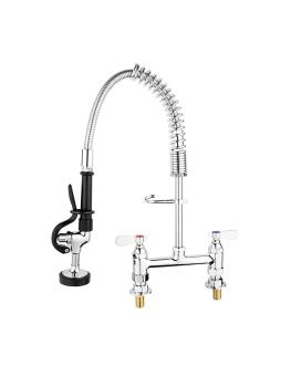 Voorspoeldouche - Zwart/Wit - H 61 x 21.5 x 8 CM - Vogue - DL832