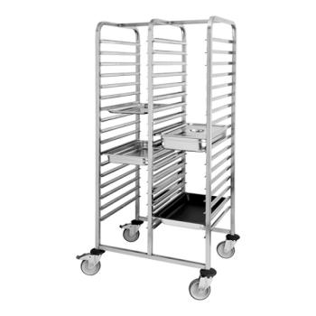 Regaalwagen 2x 1/1 gastronorm 17 regalen