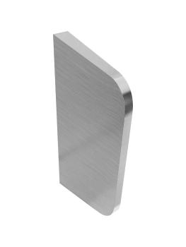 Scheidingswand urinoir - H 70 x 35 CM - RVS