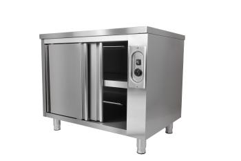 RVS Warmhoudkast - Schuifdeuren - H 85 x B 120 x D 70 CM - G-Line