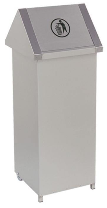 Afvalbak zelfdovend met tuimeldeksel verrijdbaar 100 liter AS0010034 €524.00 Afvalbakken