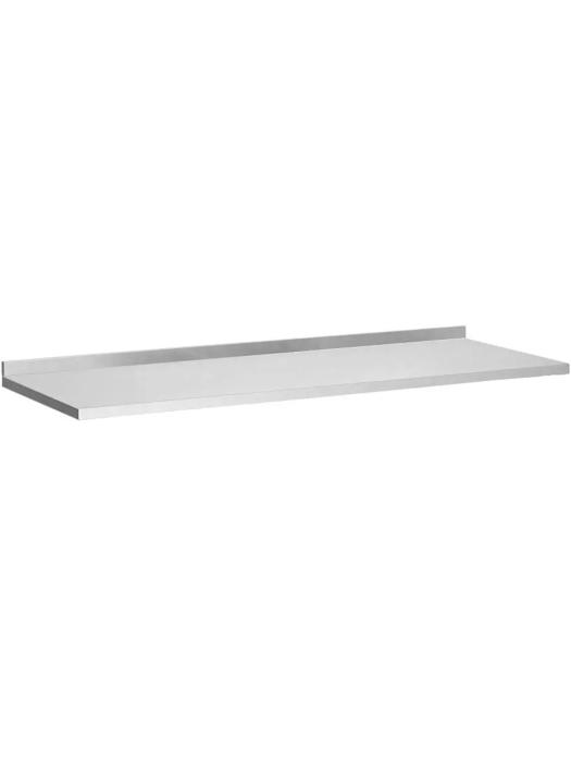 RVS Werkblad - H 4 CM - Vlakke onderlijming - Opstaande Rand Blok 5 CM RVS-M-00148 €879.00 Rvs werkbladen