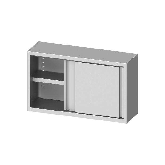 RVS Wandkast - Schuifdeuren RVS-M-00284 €522.00 Wandkasten