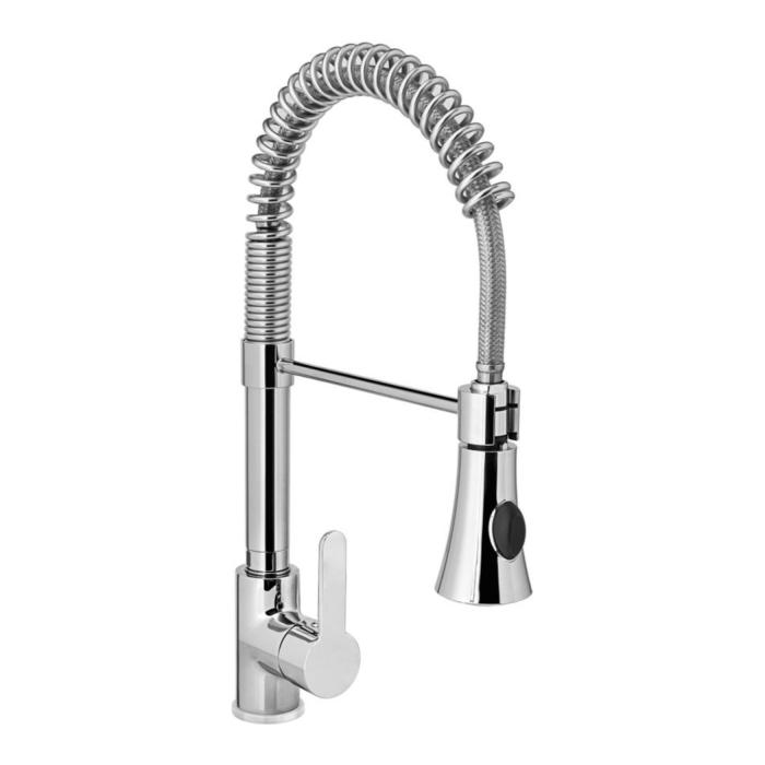 Voorspoeldouche - Uitschuifbaar - H 88 CM - RVS - Hendi H810170 €522.00 Voorspoeldouche