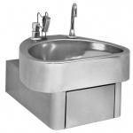 Hygienische handenwasbak AS0010667 €470.00 Handen spoelbakken wand model