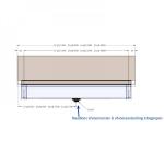 RVS Wasgoot Standaard met achterwand AC0000207 €935.00 Wasgoten