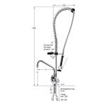 Voorspoeldouche - Met Mengkraan - RVS - G-Line HW-17508 €239.00 Kraan