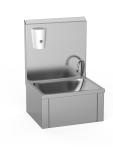 RVS Handenwasbak - Kniebediening - Promoline 17128 €225.00 Handen spoelbakken wand model