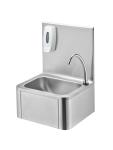 RVS Handenwasbak - Kniebediening - Promoline 17128 €225.00 Handen spoelbakken wand model