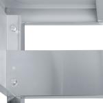 RVS Spoeltafel - 1 Bak Rechts - Met Onderschap - Demontabel - G-Line RVS-M-00162 €349.00 
