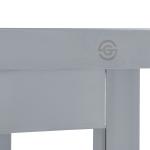 RVS Spoeltafel - 2 Bakken Links - Met Onderschap - Demontabel - G-Line RVS-M-00163 €479.00 