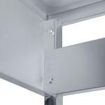 RVS Spoeltafel - 2 Bakken Midden - Met Onderschap - Demontabel - G-Line RVS-M-00165 €479.00