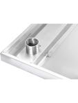 RVS Werktafel - Demontabel - Met onderschap RVS-M-00140 €159.00 Open rvs werktafels