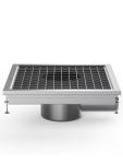 Vloerput goot/afvoer - RVS - 30 x 30 x 13.5 CM - Ø7 CM - Met zijuitloop 72848 €205.00 