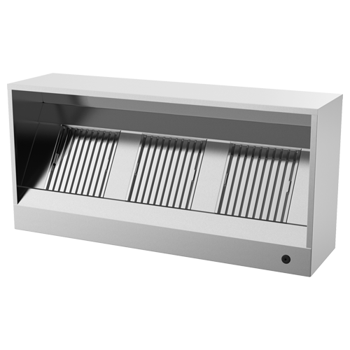 Wandafzuigkap box 1100 diep
